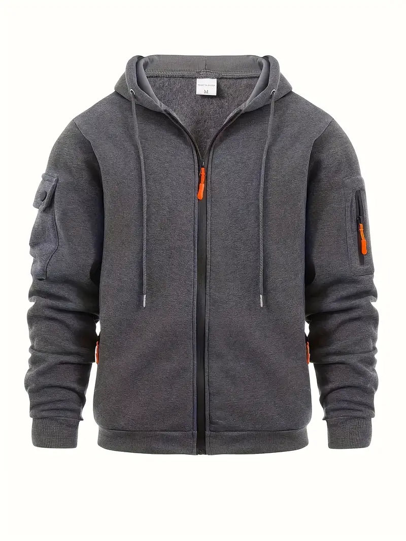 Robert | Herrernes Moderne Hel-zip Hoodie med Lommer - Freya Kobenhavn
