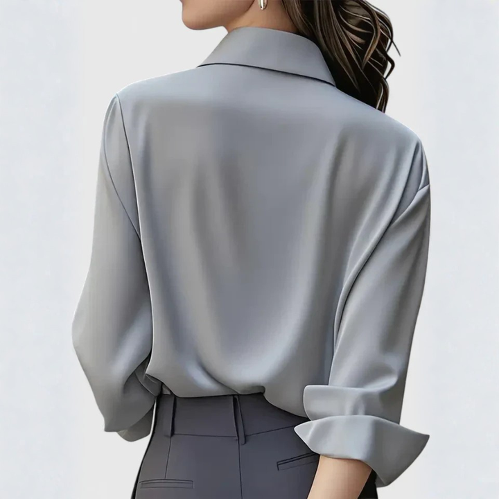 Britta | Dame Elegant Button Up Bluse - Freya Kobenhavn