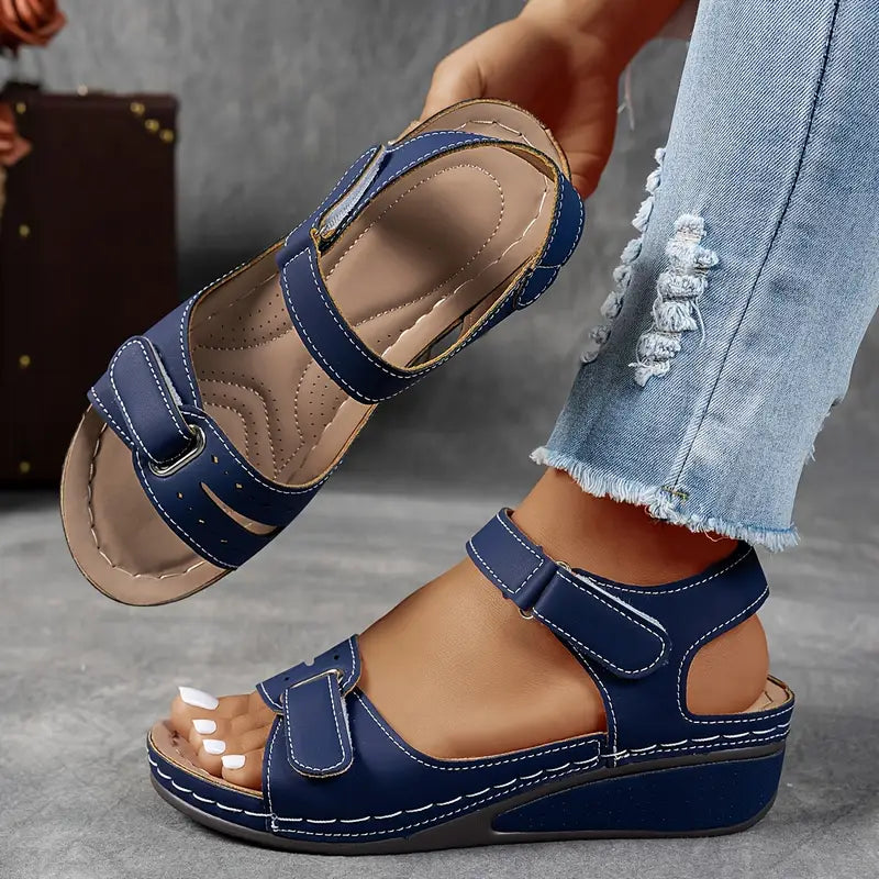 Nina™™ | Orthopedic Sandals with Wedge Heel - Freya Kobenhavn
