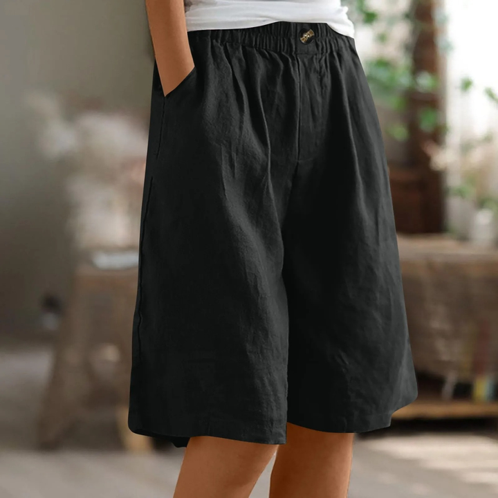 Marianne | Dame Brede Ben Casual Shorts Med Lommer - Freya Kobenhavn