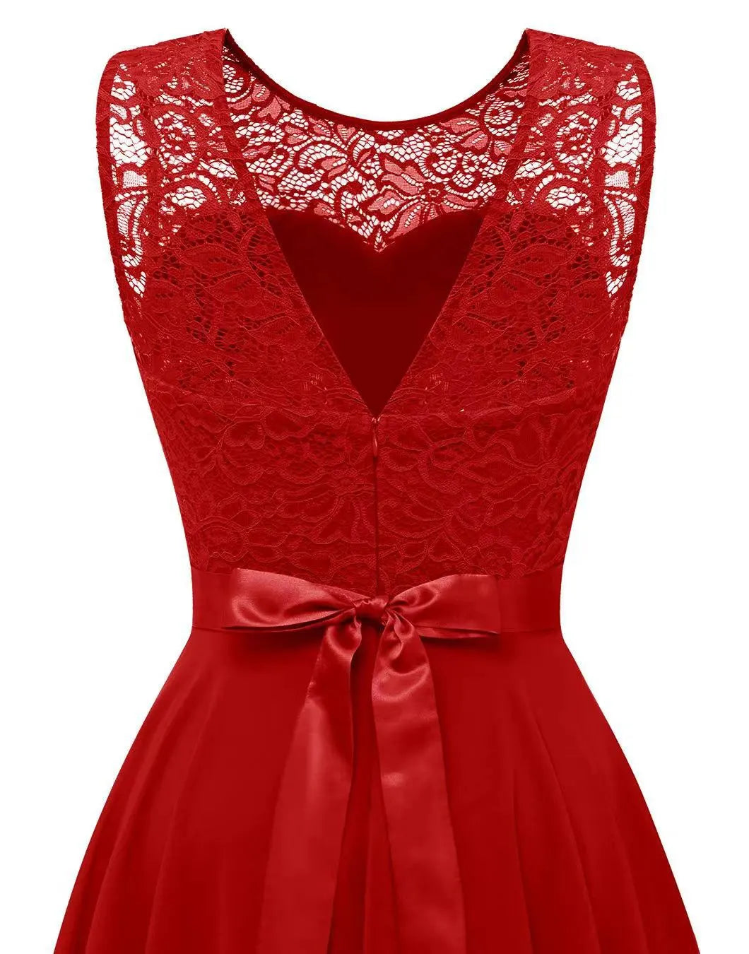 Dorit | Dame High Low Kjole til Bryllupsgæst