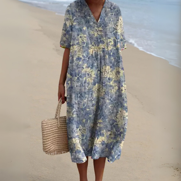 Epure | Elegant Blomstret Kjole Dame - Freya Kobenhavn