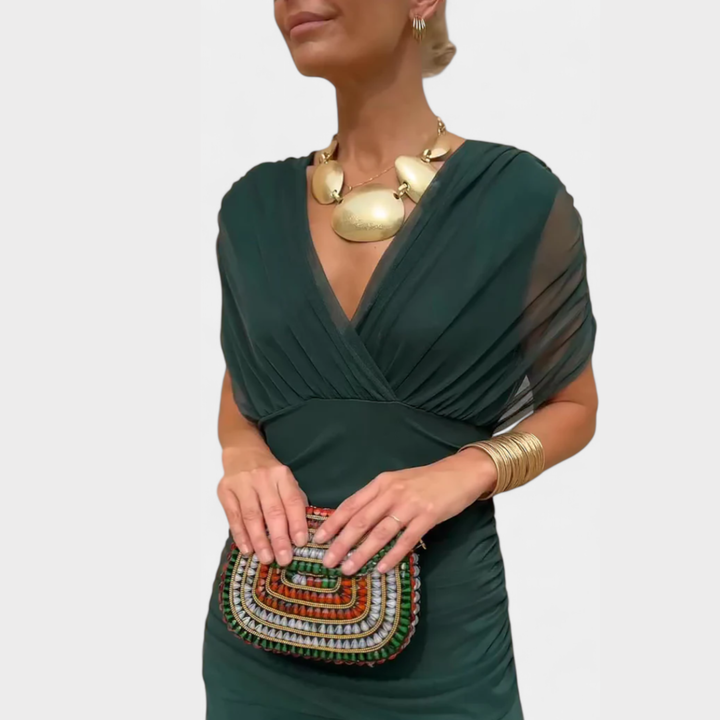 Laura | Dame Off Shoulder Elegant Aftenkjole - Freya Kobenhavn