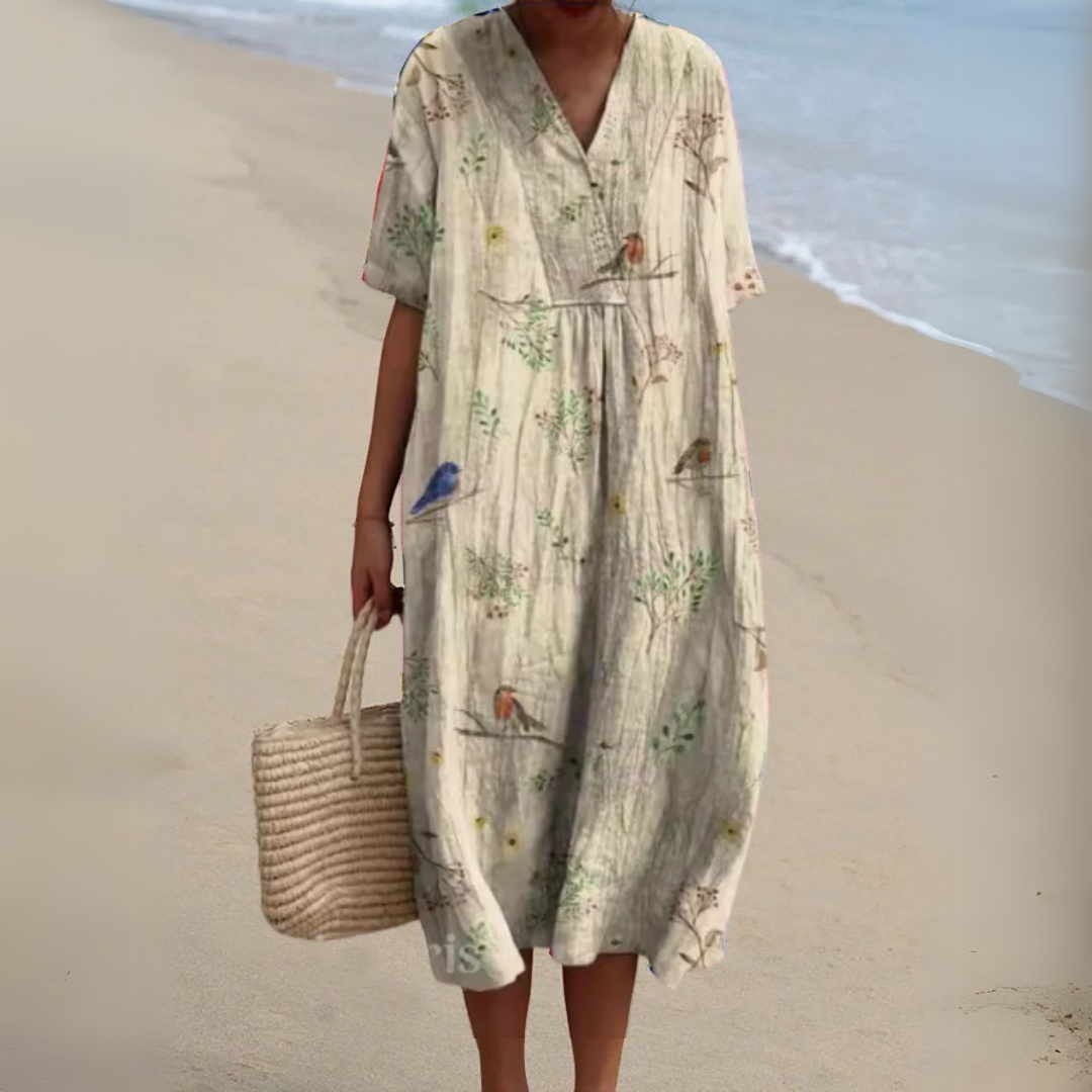 Epure | Elegant Blomstret Kjole Dame - Freya Kobenhavn