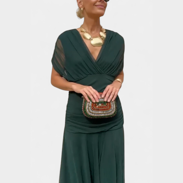 Laura | Dame Off Shoulder Elegant Aftenkjole - Freya Kobenhavn