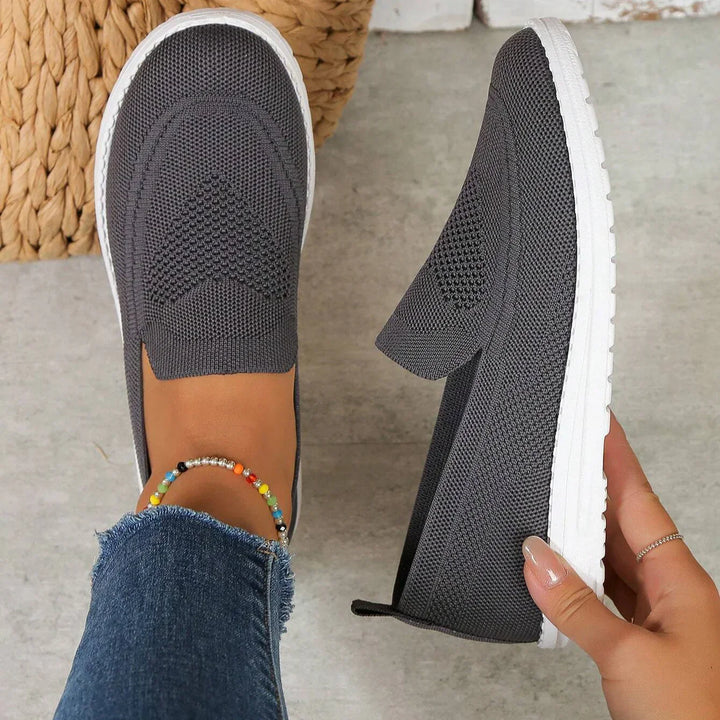 Inger | Dame Slip-On Afslappede Gå-Sneakers