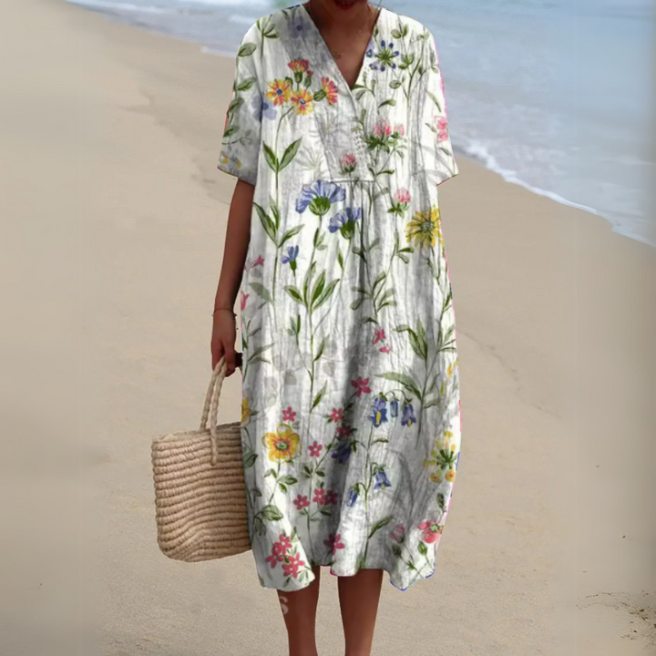 Epure | Elegant Blomstret Kjole Dame - Freya Kobenhavn