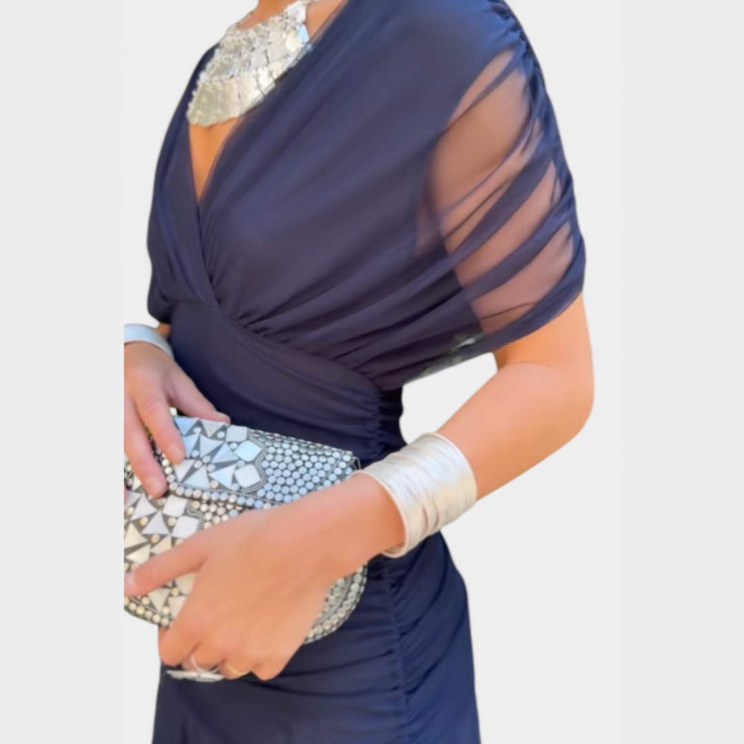 Laura | Dame Off Shoulder Elegant Aftenkjole - Freya Kobenhavn