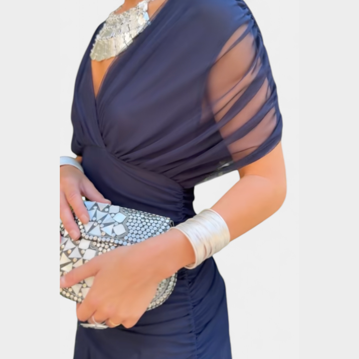 Laura | Dame Off Shoulder Elegant Aftenkjole - Freya Kobenhavn