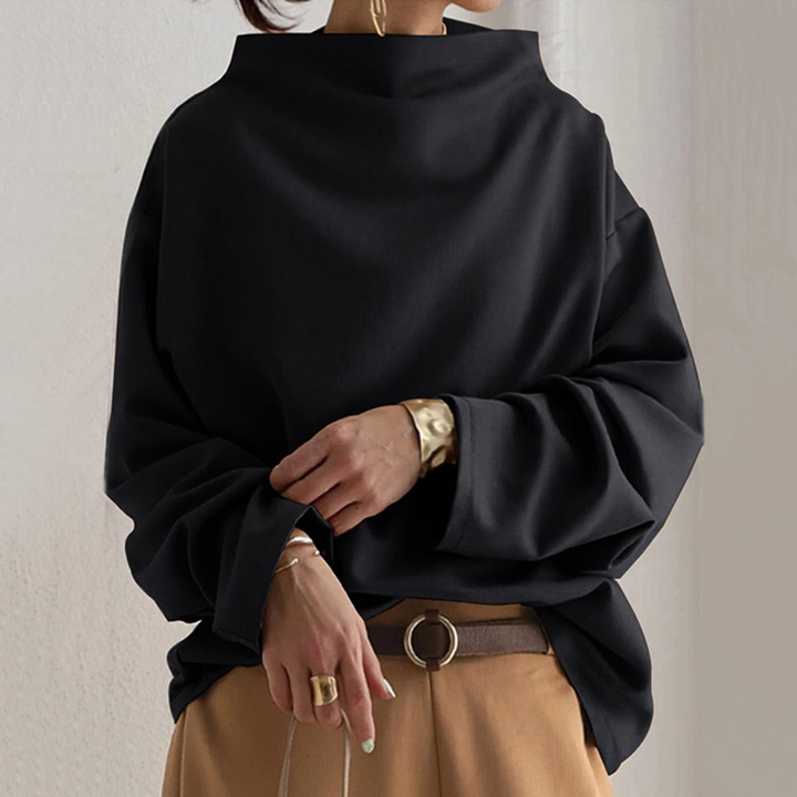 Clara | Dame Oversized Højhalset Sweater - Freya Kobenhavn