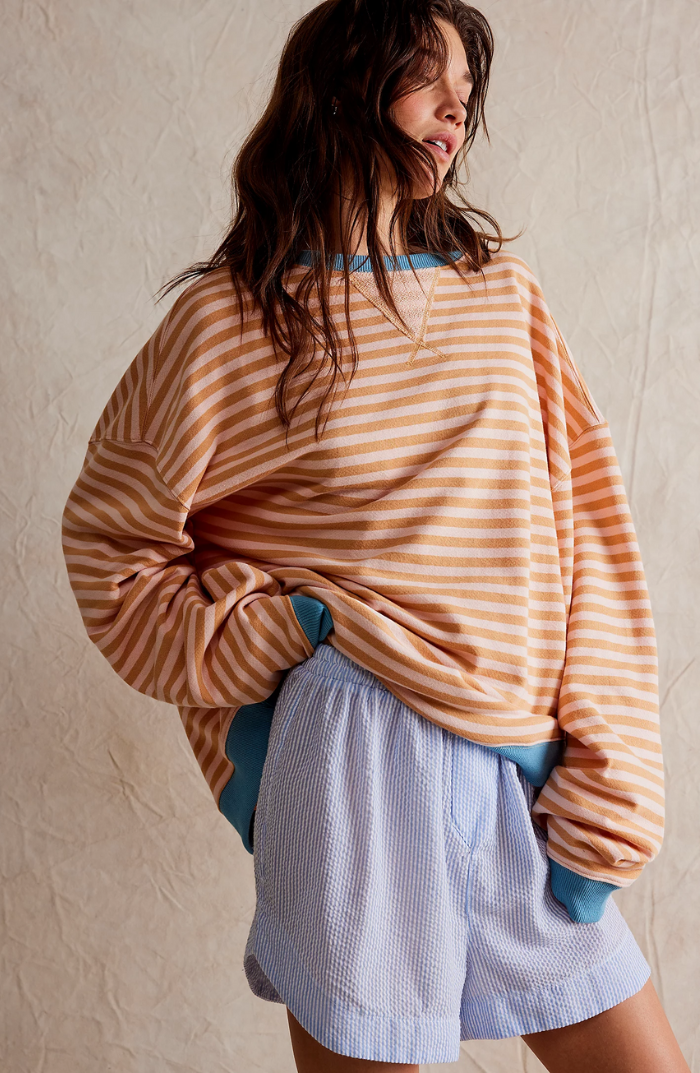 Gudrun | Stilfuld Stribet Relaxed Fit Sweater - Freya Kobenhavn