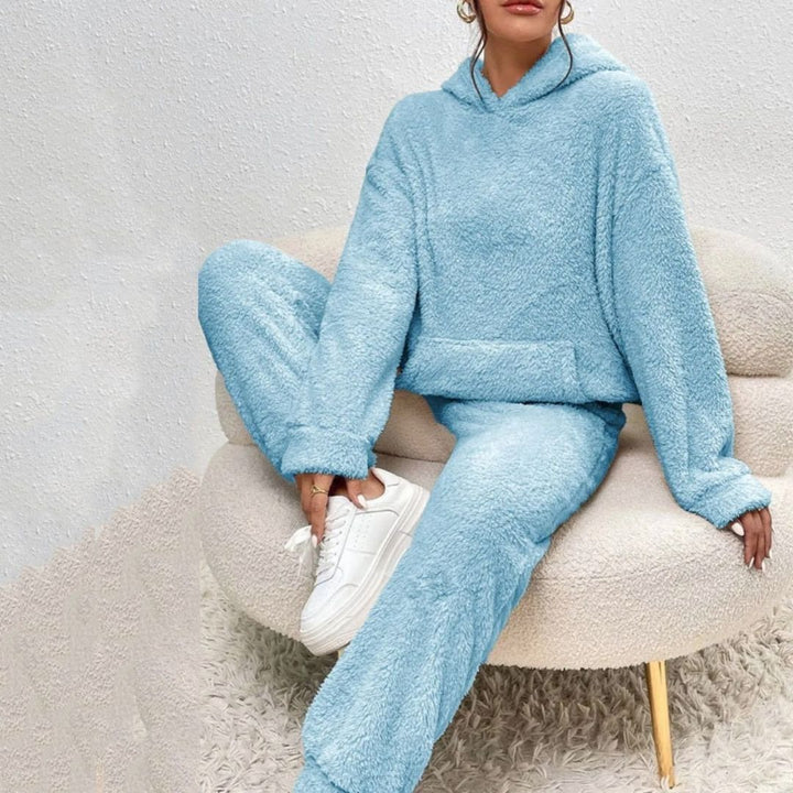 Ingrid | Dame Forårs Cozy Hættetrøje Loungewear Sæt