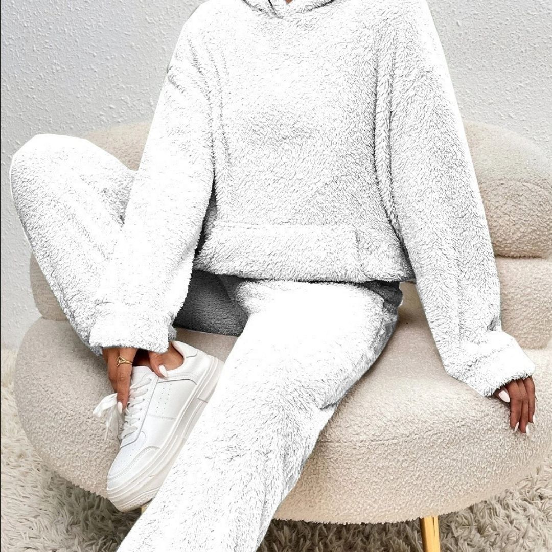 Ingrid | Dame Forårs Cozy Hættetrøje Loungewear Sæt