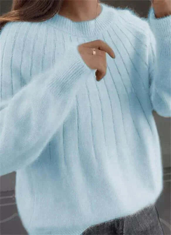 Claire™ | Hyggelig Ribstrikket Pullover - Freya Kobenhavn