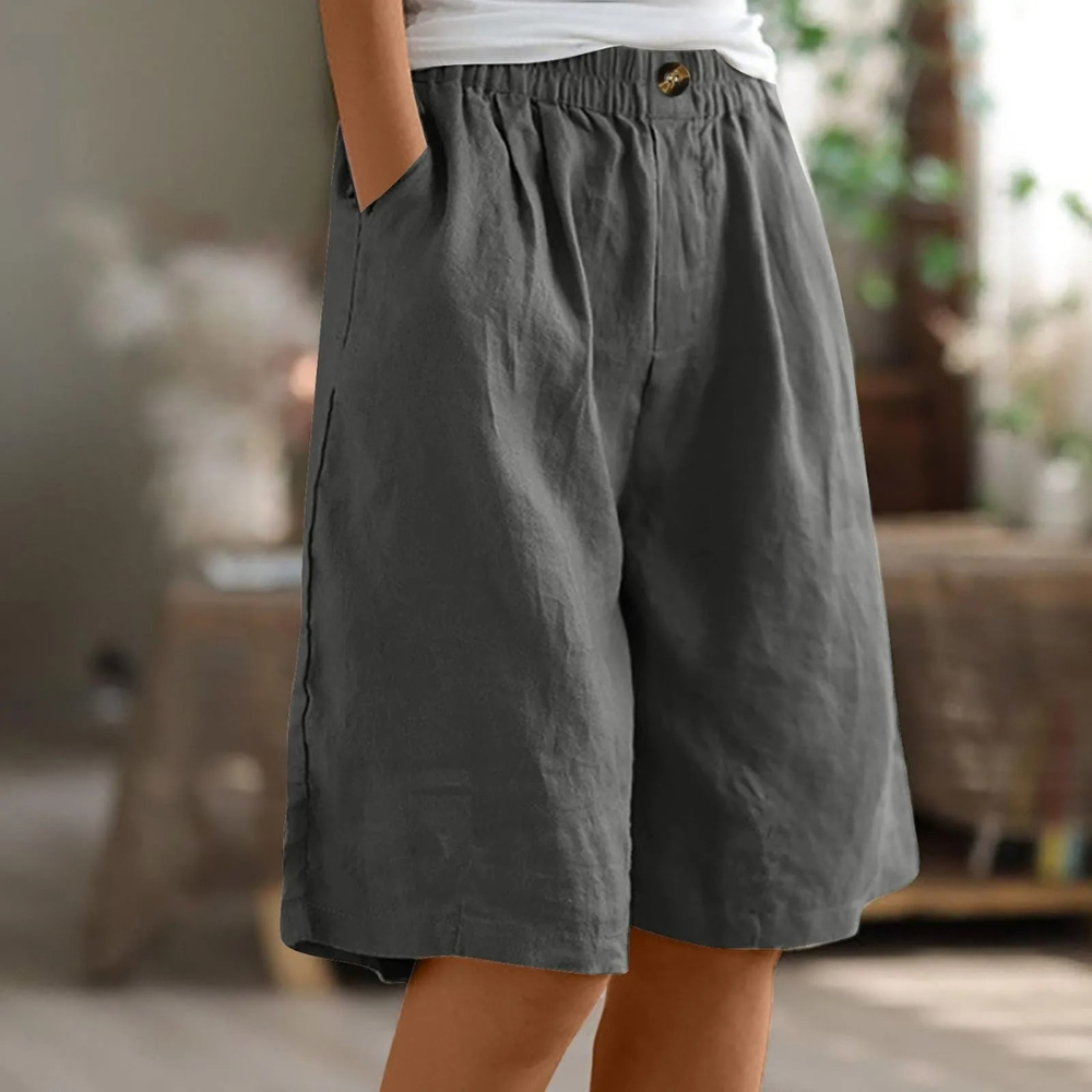 Marianne | Dame Brede Ben Casual Shorts Med Lommer - Freya Kobenhavn