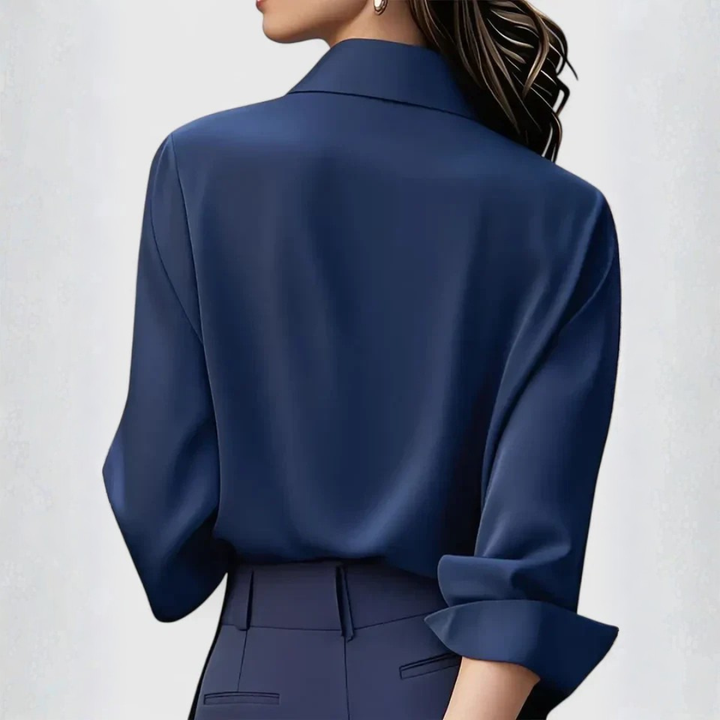 Britta | Dame Elegant Button Up Bluse - Freya Kobenhavn