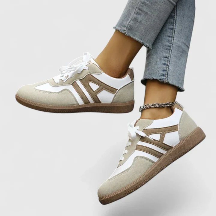 Bolette | Dame Retro Snøre Sneakers - Freya Kobenhavn