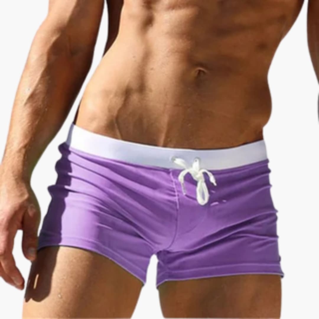 Rasmus | Sporty Badebukser med Kontrasttalje - Freya Kobenhavn