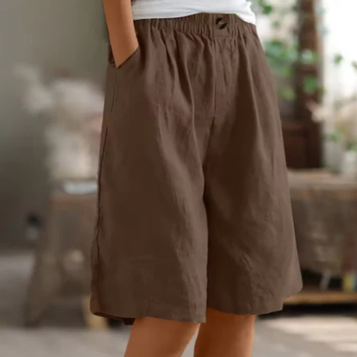 Marianne | Dame Brede Ben Casual Shorts Med Lommer - Freya Kobenhavn