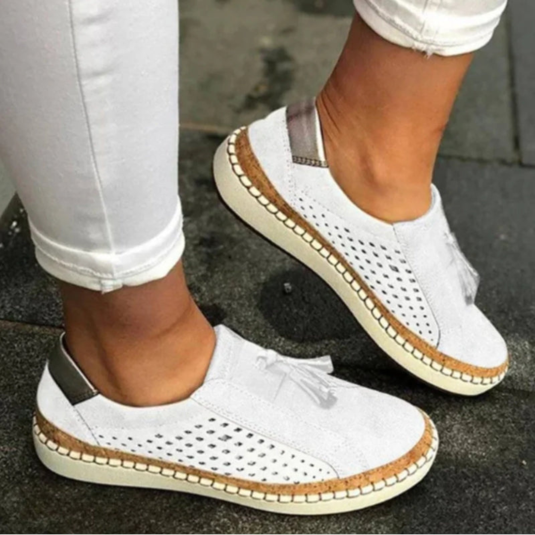 Johanne | Dame Perforeret Slip On Casual Sneakers - Freya Kobenhavn