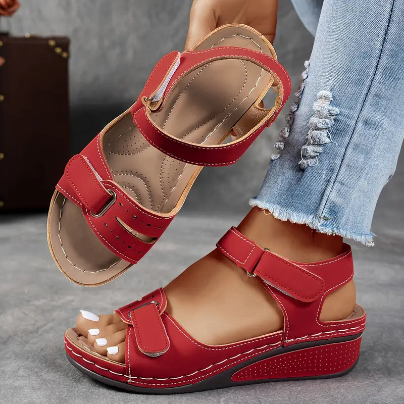 Nina™™ | Orthopedic Sandals with Wedge Heel - Freya Kobenhavn