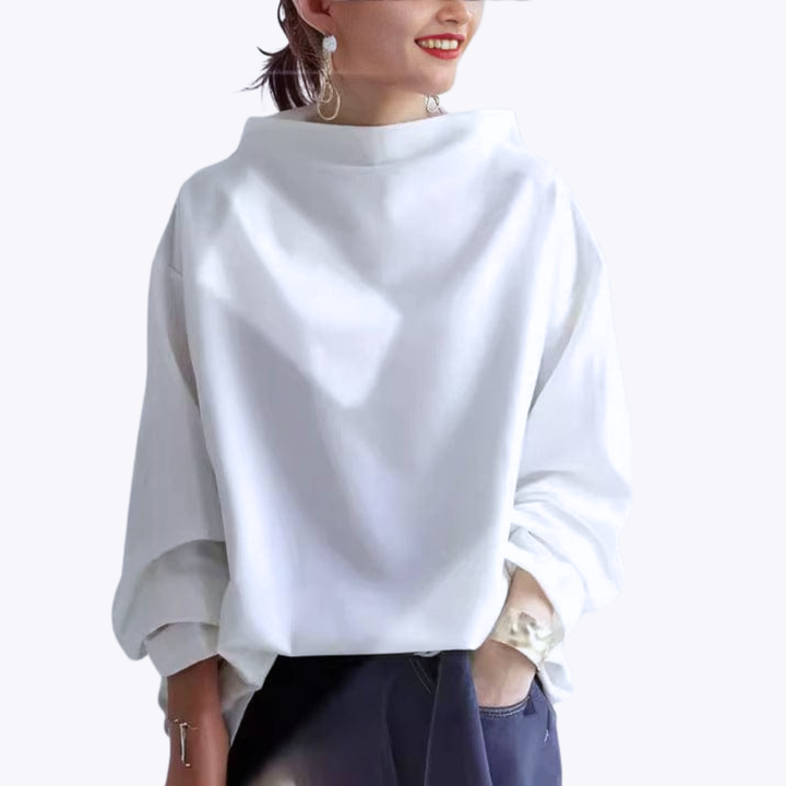 Clara | Dame Oversized Højhalset Sweater - Freya Kobenhavn