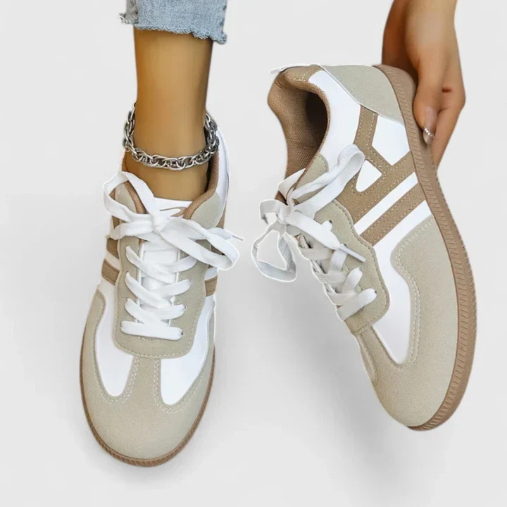 Bolette | Dame Retro Snøre Sneakers - Freya Kobenhavn