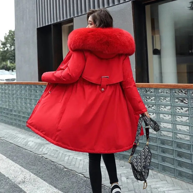 Nanna | Kvinders Casual Lange Vinterjakke med Hætte - Freya Kobenhavn