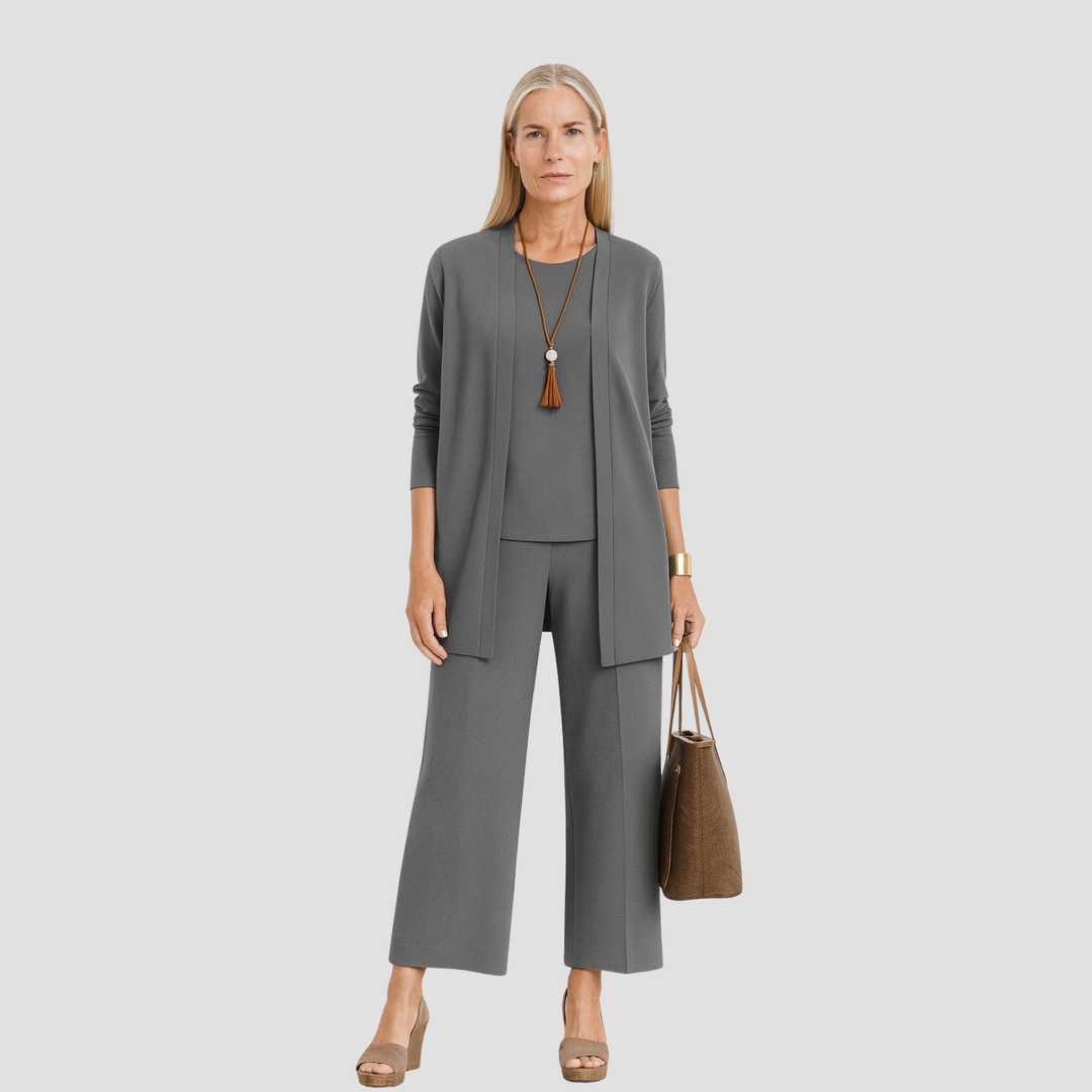 Kirsten | Dame Minimal Tre Delt Lounge Sæt - Freya Kobenhavn