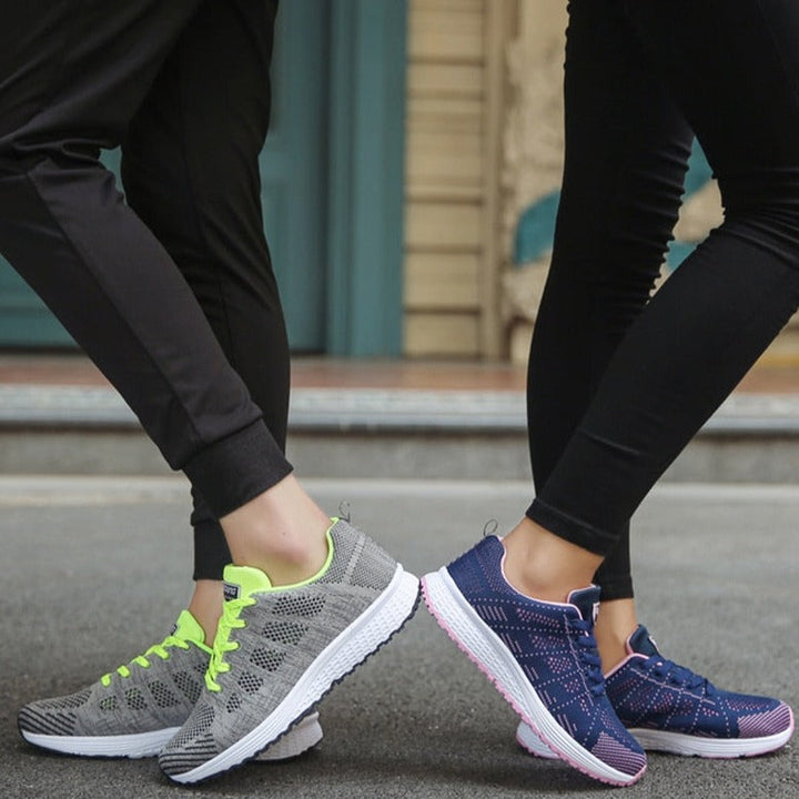 Jane | Dame Snørebånd Afslappede Gå Sneakers