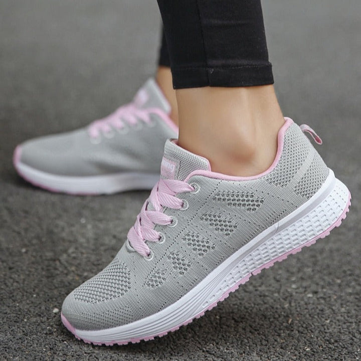 Jane | Dame Snørebånd Afslappede Gå Sneakers