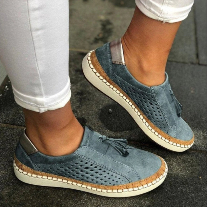 Johanne | Dame Perforeret Slip On Casual Sneakers - Freya Kobenhavn