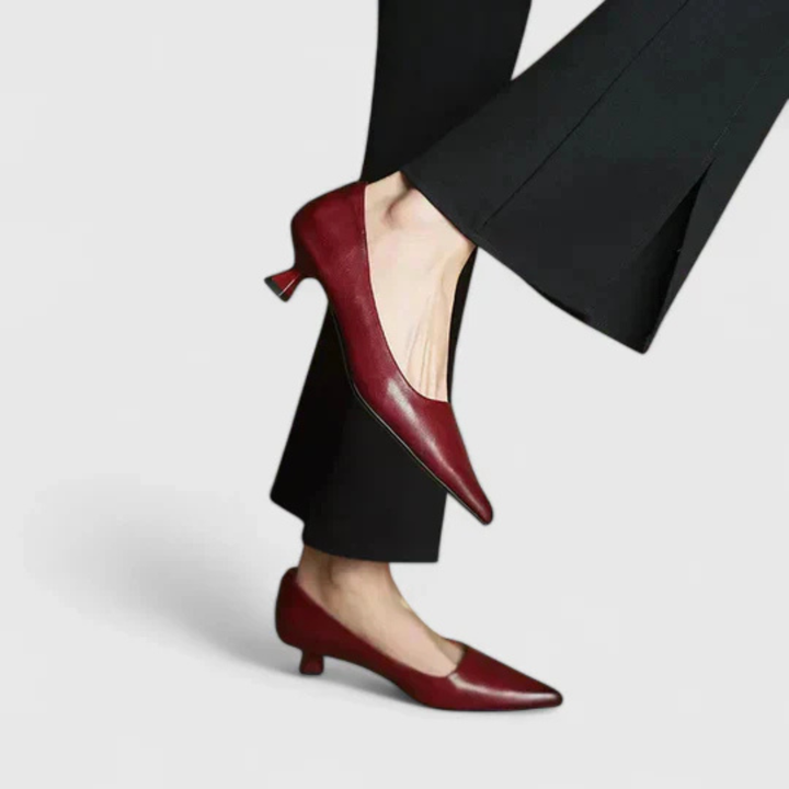 Thora | Dame Spids Tå Lav Hæl Pumps - Freya Kobenhavn