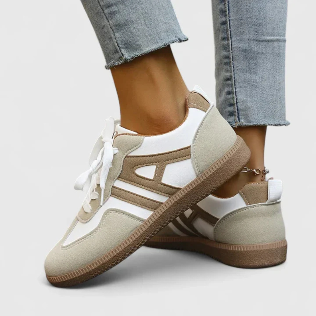 Bolette | Dame Retro Snøre Sneakers - Freya Kobenhavn