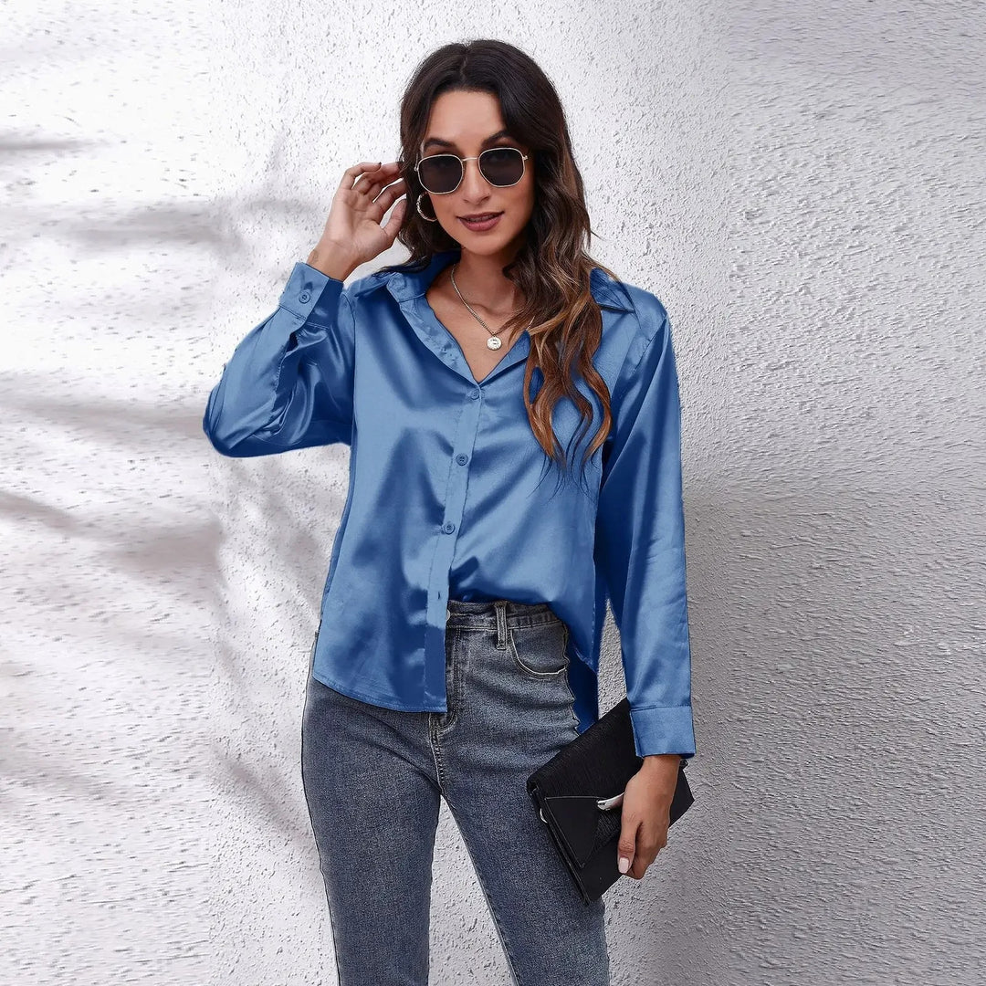 Cornelia | Elegant Og Stilfuld Figursyet Bluse