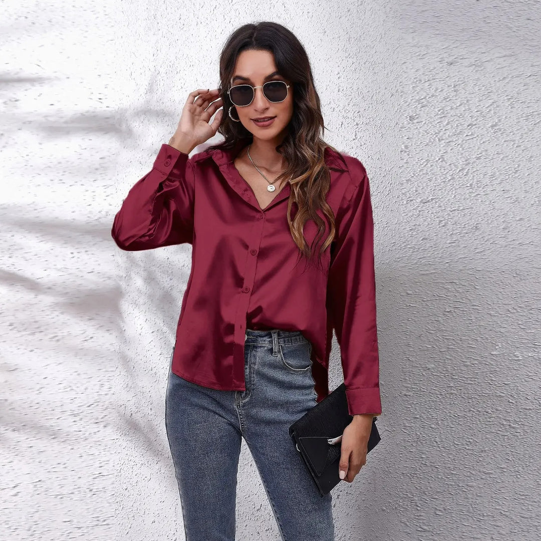 Cornelia | Elegant Og Stilfuld Figursyet Bluse