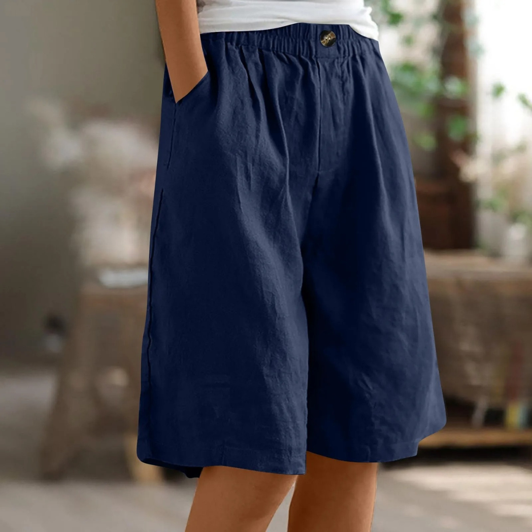 Marianne | Dame Brede Ben Casual Shorts Med Lommer - Freya Kobenhavn