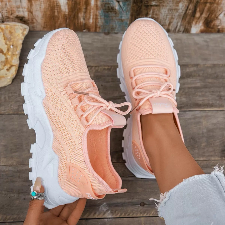 Charlotte | Dame Chunky Strik Løbe Sneakers - Freya Kobenhavn