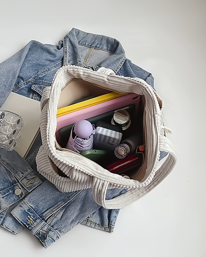 Ines | Stilfuld Casual Skuldertaske med Snordetalje - Freya Kobenhavn