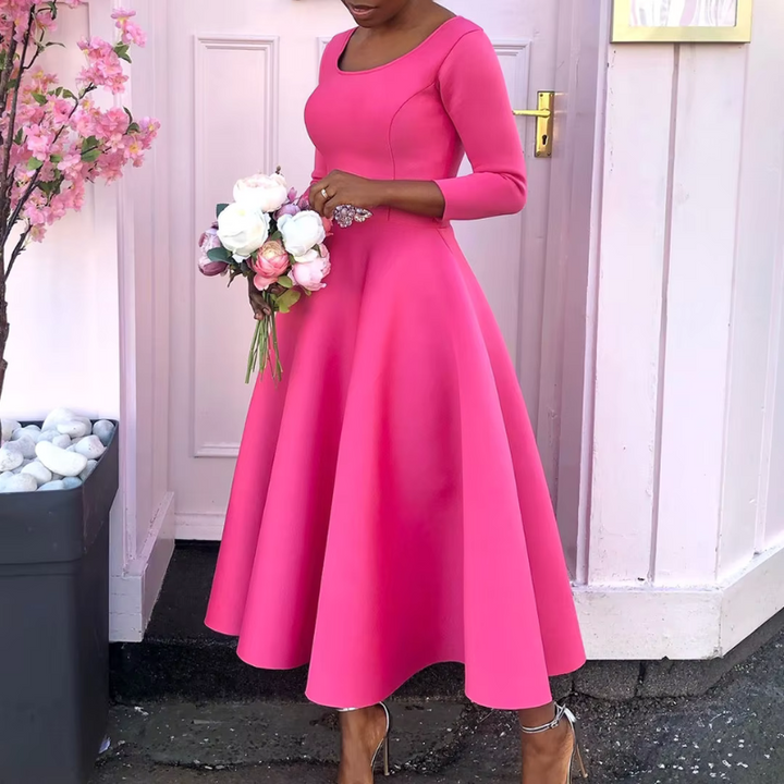 Monika | Elegant Kvinders A-formet Kjole til Fester - Freya Kobenhavn