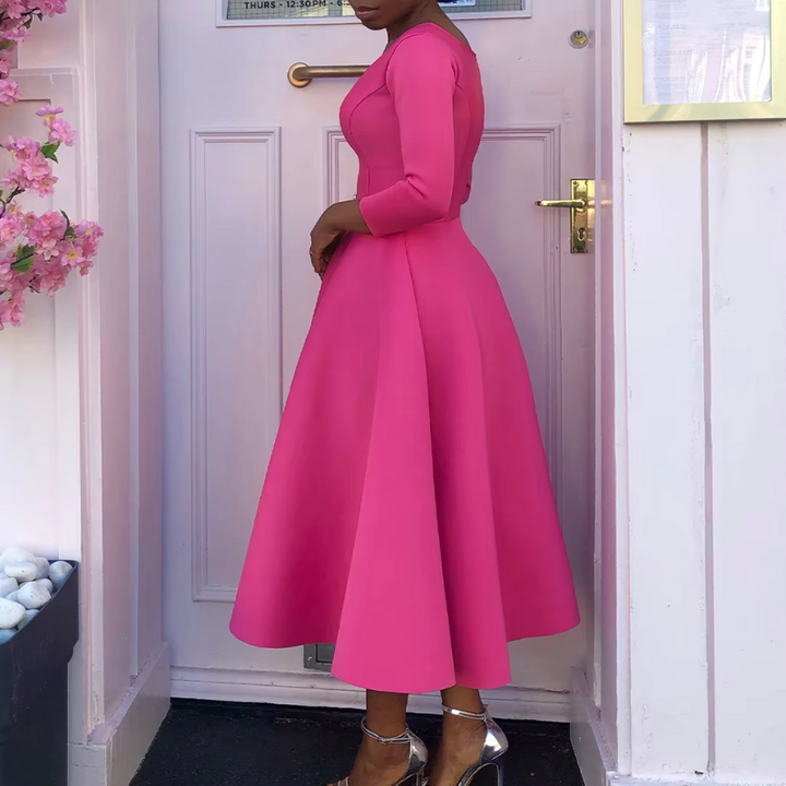 Monika | Elegant Kvinders A-formet Kjole til Fester - Freya Kobenhavn