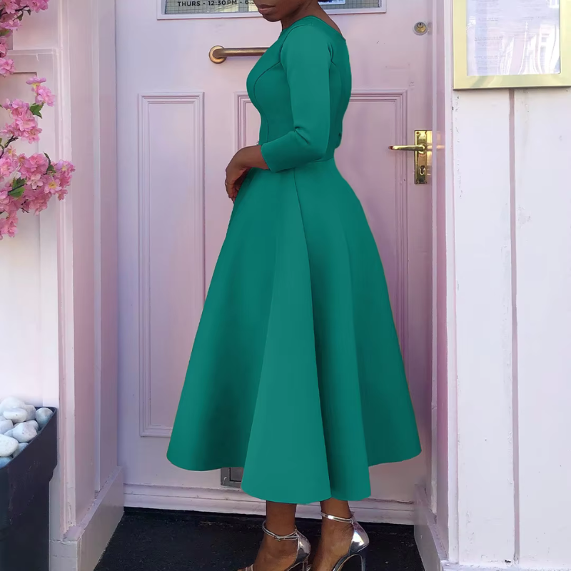 Monika | Elegant Kvinders A-formet Kjole til Fester - Freya Kobenhavn