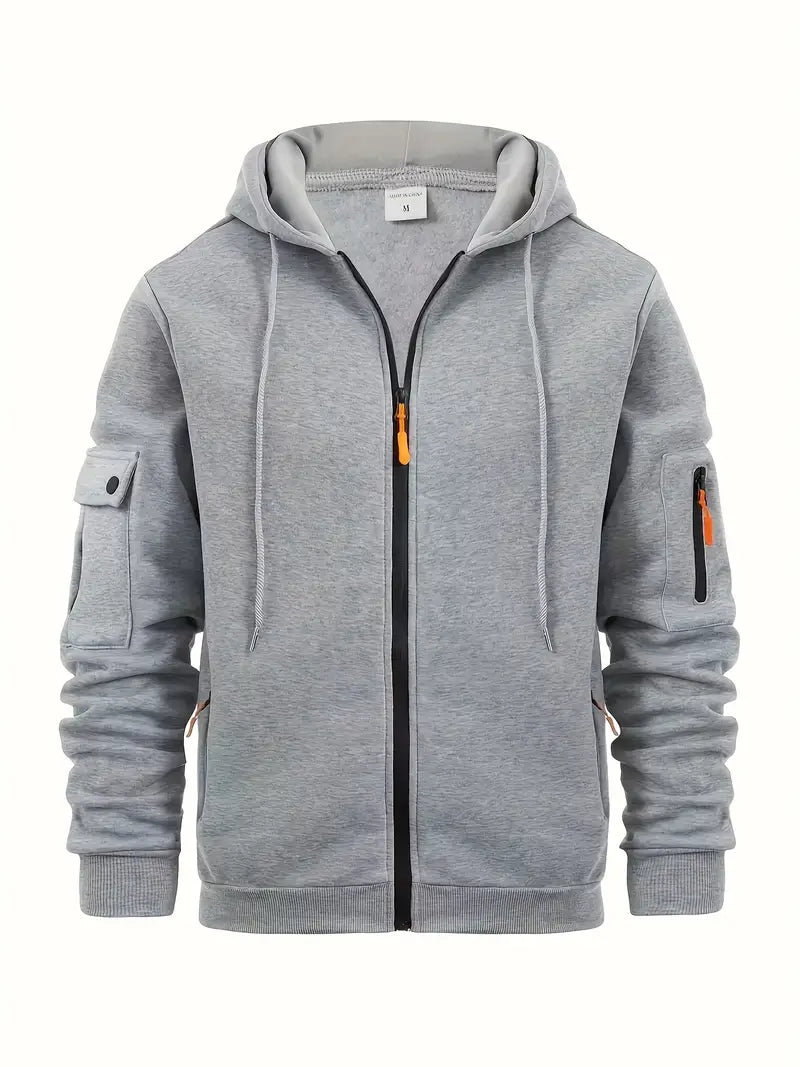 Robert | Herrernes Moderne Hel-zip Hoodie med Lommer - Freya Kobenhavn