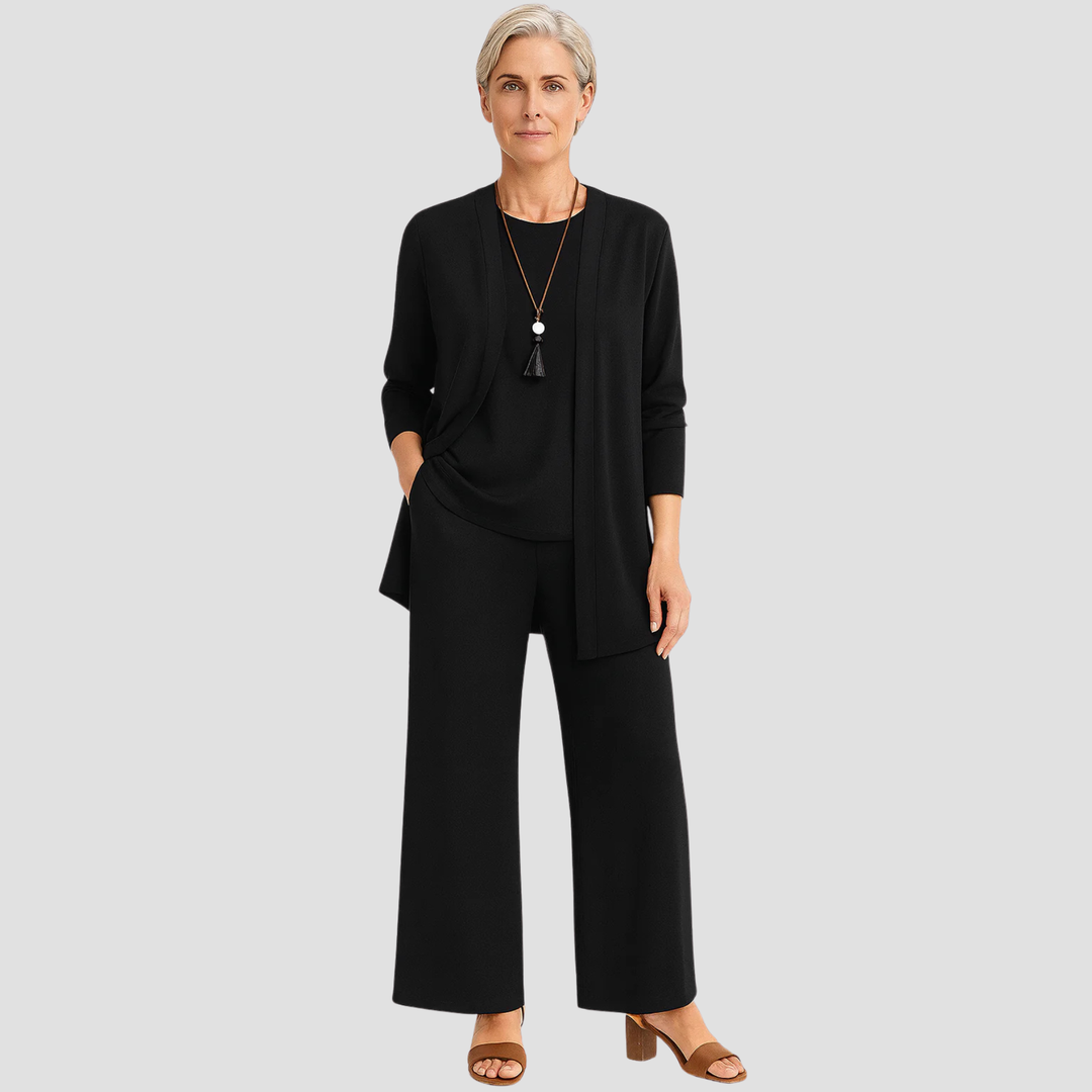 Kirsten | Dame Minimal Tre Delt Lounge Sæt - Freya Kobenhavn