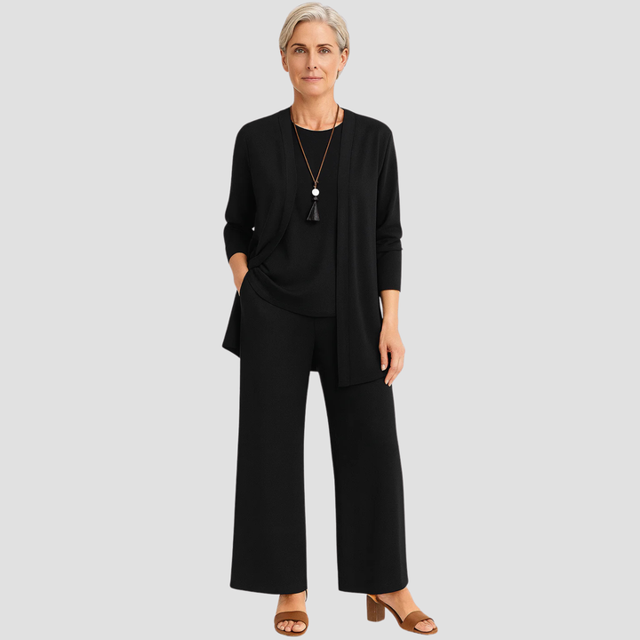 Kirsten | Dame Minimal Tre Delt Lounge Sæt - Freya Kobenhavn