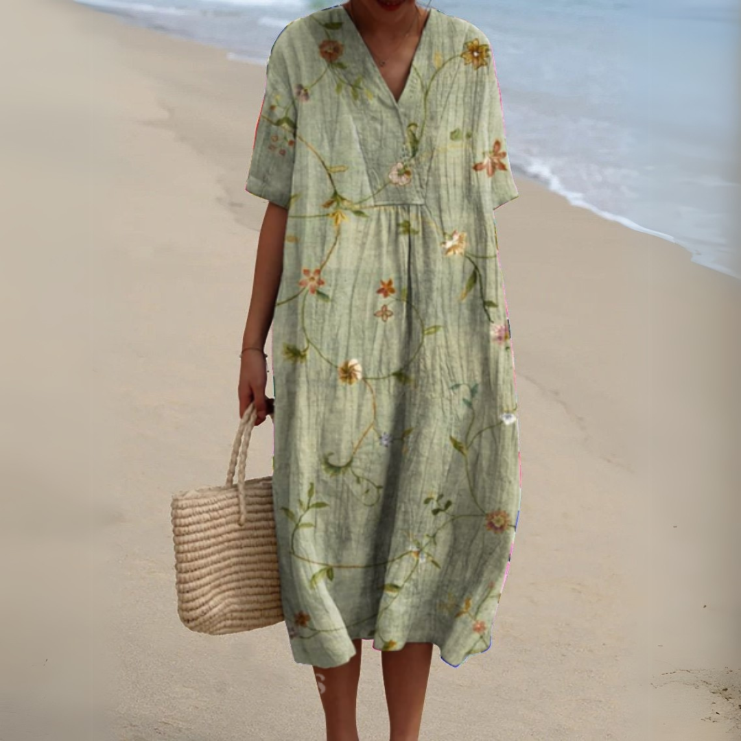 Epure | Elegant Blomstret Kjole Dame - Freya Kobenhavn