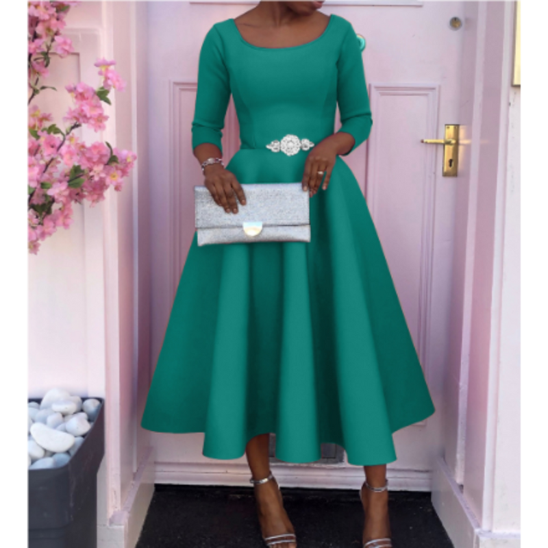 Monika | Elegant Kvinders A-formet Kjole til Fester - Freya Kobenhavn