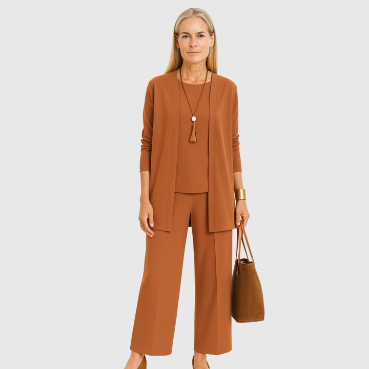 Kirsten | Dame Minimal Tre Delt Lounge Sæt - Freya Kobenhavn