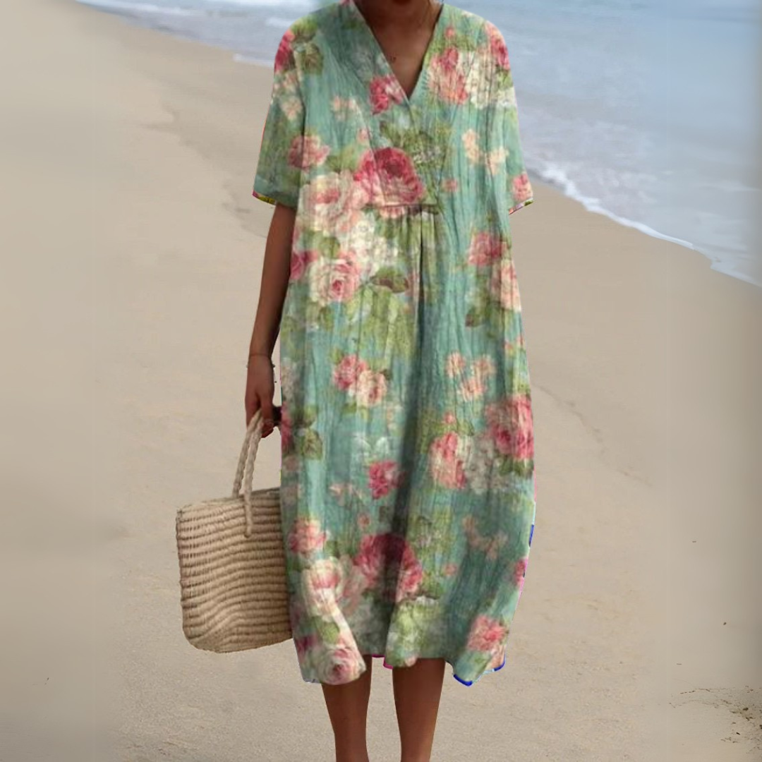 Epure | Elegant Blomstret Kjole Dame - Freya Kobenhavn