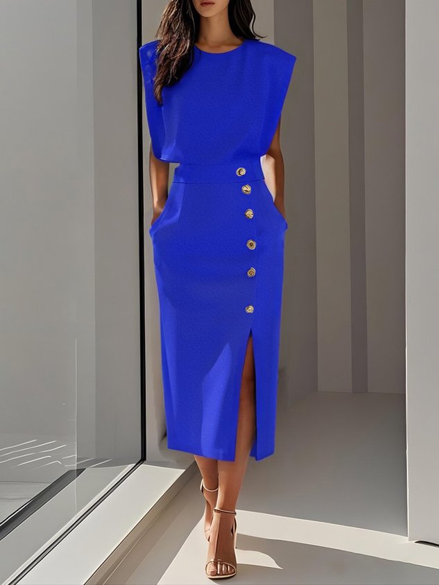 Aspen™ | Effortless Charm Midi Dress - Freya Kobenhavn